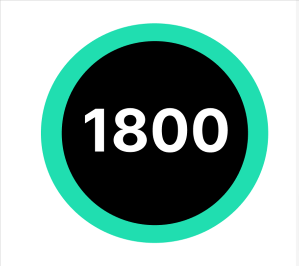 1800 Points